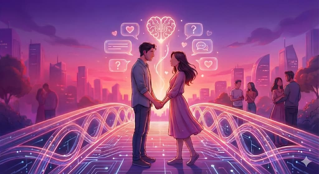 Happy couple using Cuplix